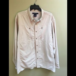 Men’s XL Exofficio beige shirt with ventilation